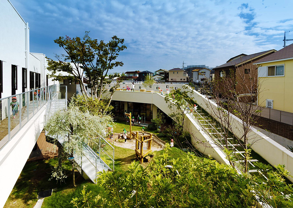 追求實用的日式幼兒園設計，簡單樸素大方
